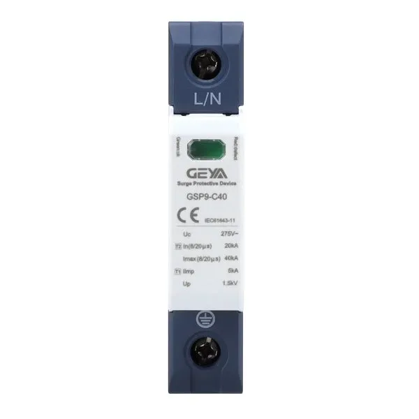 GSP9-C40 1P 40kA Surge Protective Device for AC Power Protection
