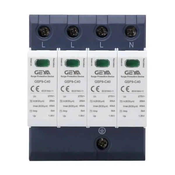 GSP9-C40 4P 40kA Surge Protective Device for Three Phase Power Protection