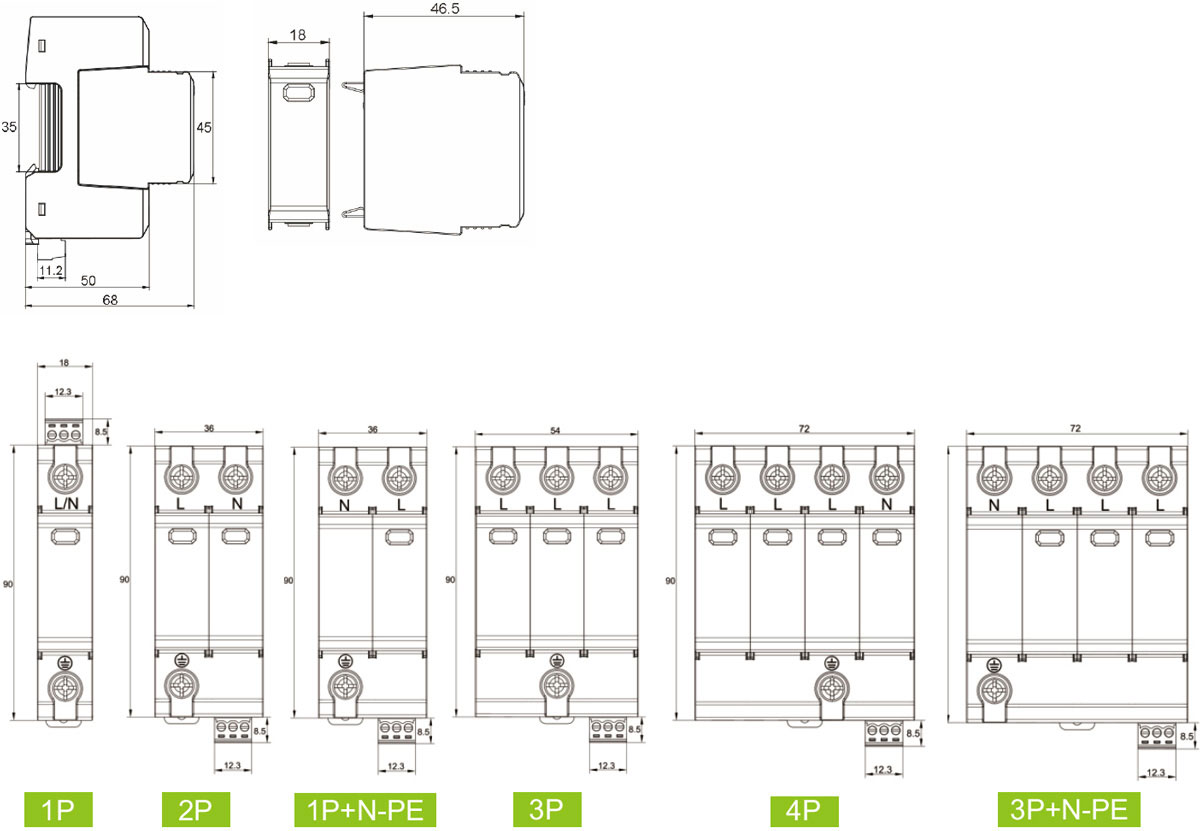 GSP9-C40 Surge Protective Device