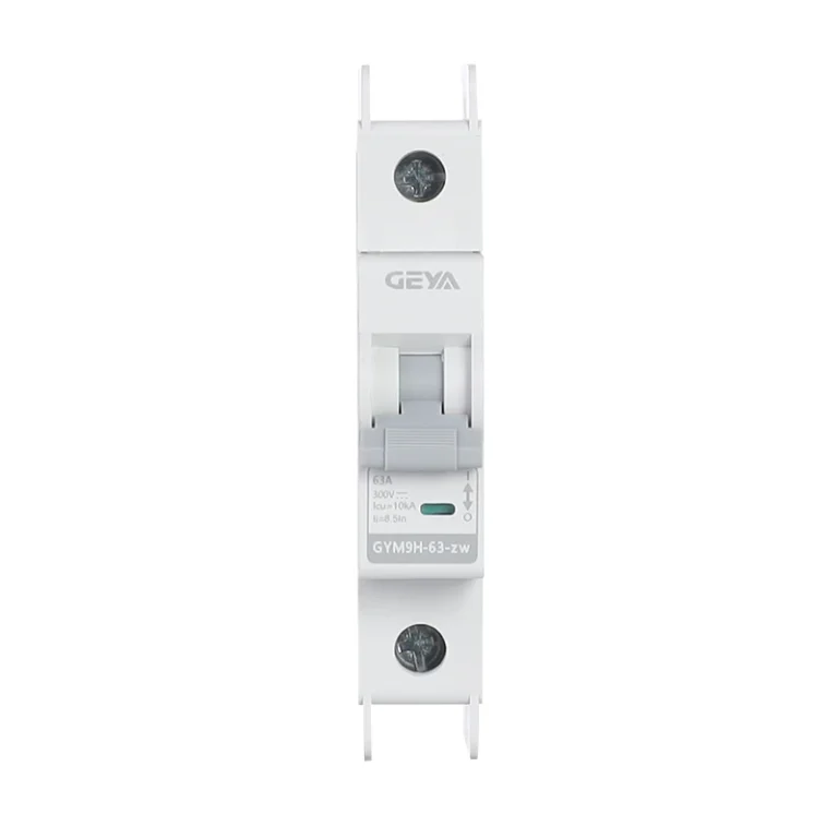 GEYA GYM9H-63-ZW 1P 10kA DC Miniature Circuit Breaker for PV Solar System
