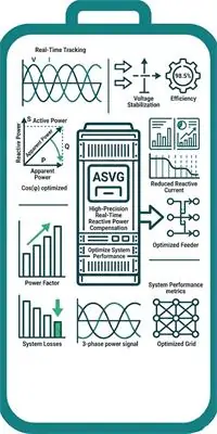 High precision reactive power compensation with Advanced Static Var Generator