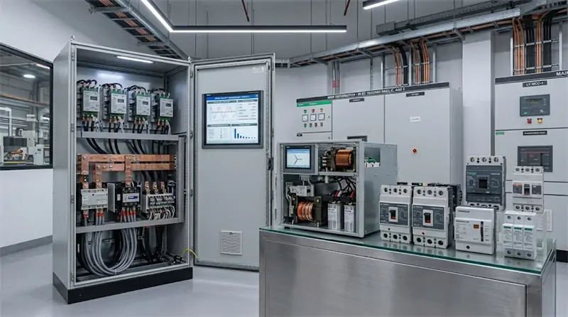 Industrial power quality products including SVG active harmonic filter and DC circuit breaker