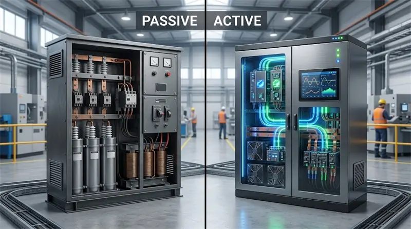 Maintenance inspection of power quality management equipment in industrial facilities