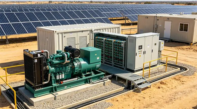 Solar Storage Diesel Microgrid Energy System