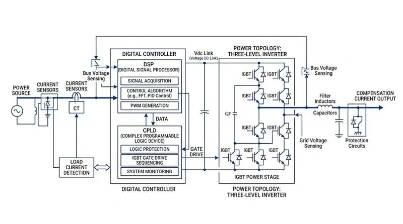 GEYA ASVG DSP CPLD and three-level topology architecture