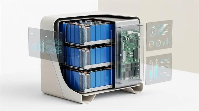 LiFePO4 battery cells and BMS protection in residential energy storage