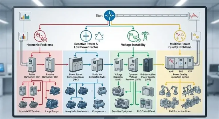 Power quality solution selection guide for industrial applications