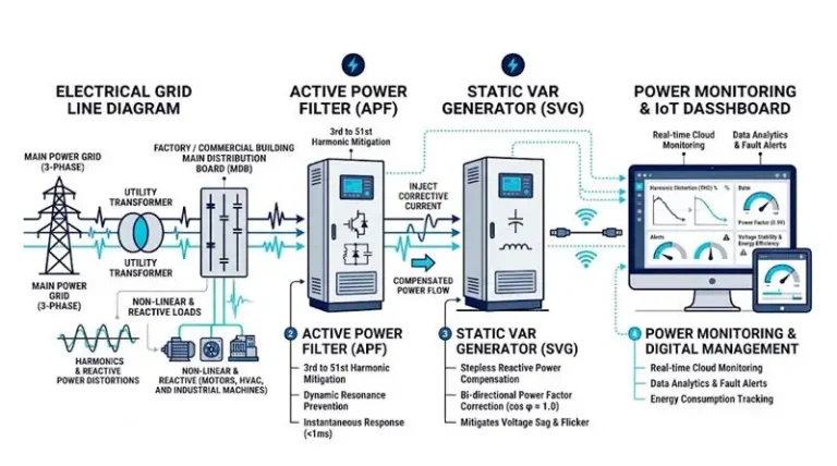 Comparison of voltage regulation technologies including OLTC capacitor banks SVG and solar inverters